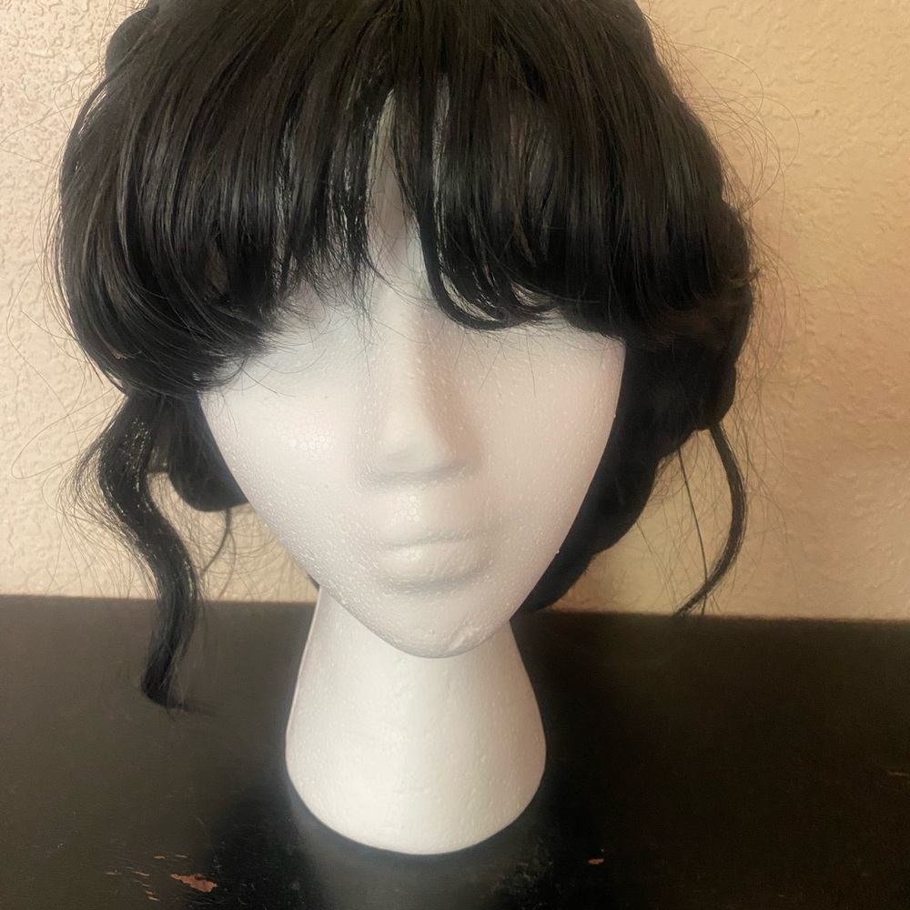 Custom Black Wig, classy